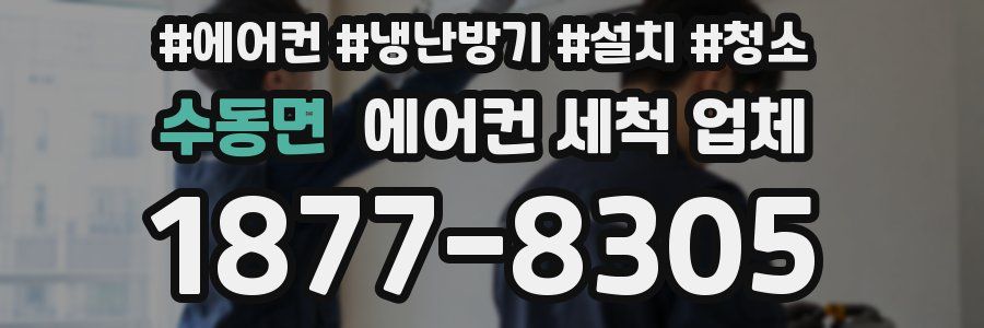 수동면 에어컨 세척 업체