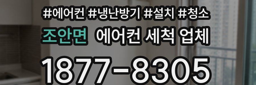 조안면 에어컨 세척 업체