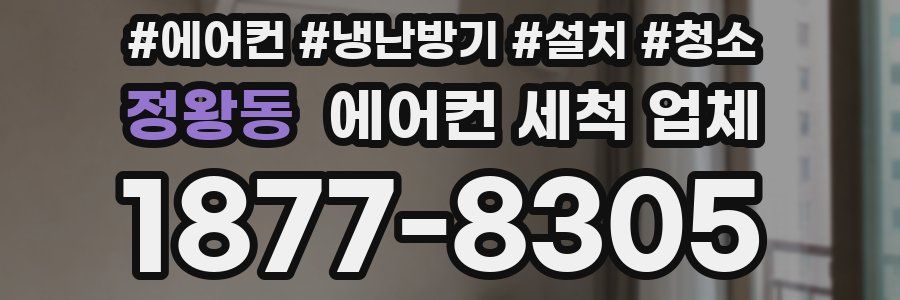 정왕동 에어컨 세척 업체