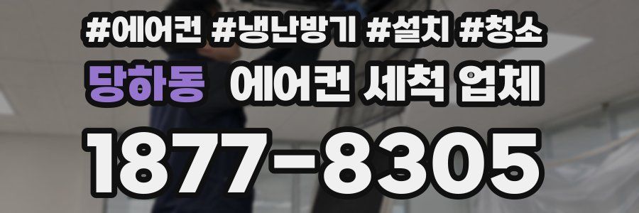 당하동 에어컨 세척 업체