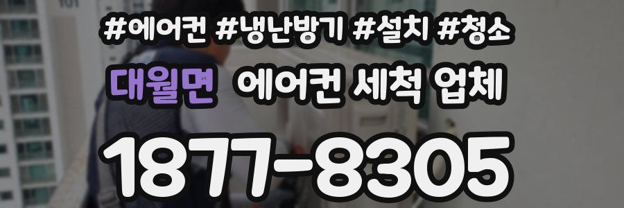 대월면 에어컨 세척 업체