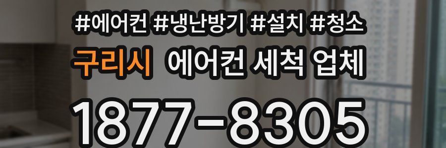 구리시 에어컨 세척 업체