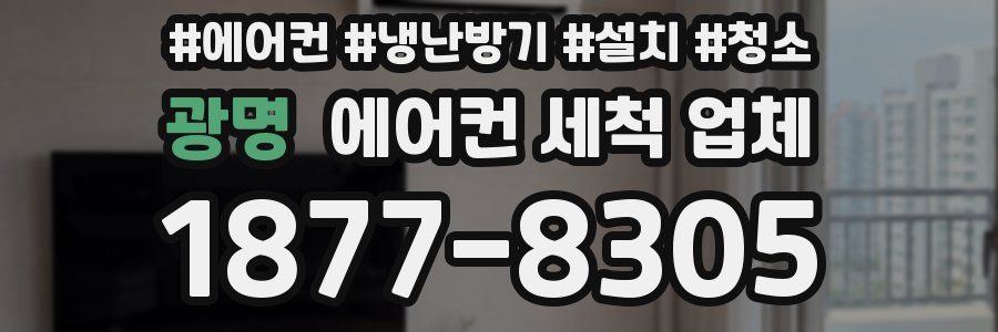 광명 에어컨 세척 업체