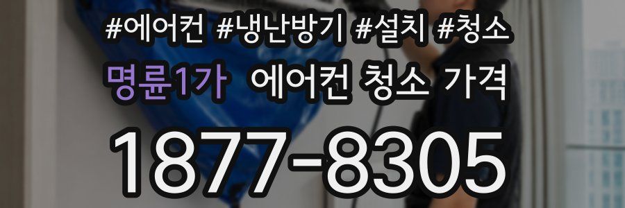 명륜1가 에어컨 청소 가격