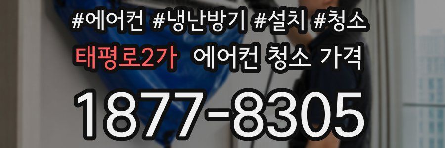 태평로2가 에어컨 청소 가격