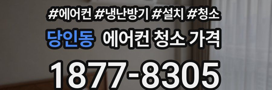 당인동 에어컨 청소 가격