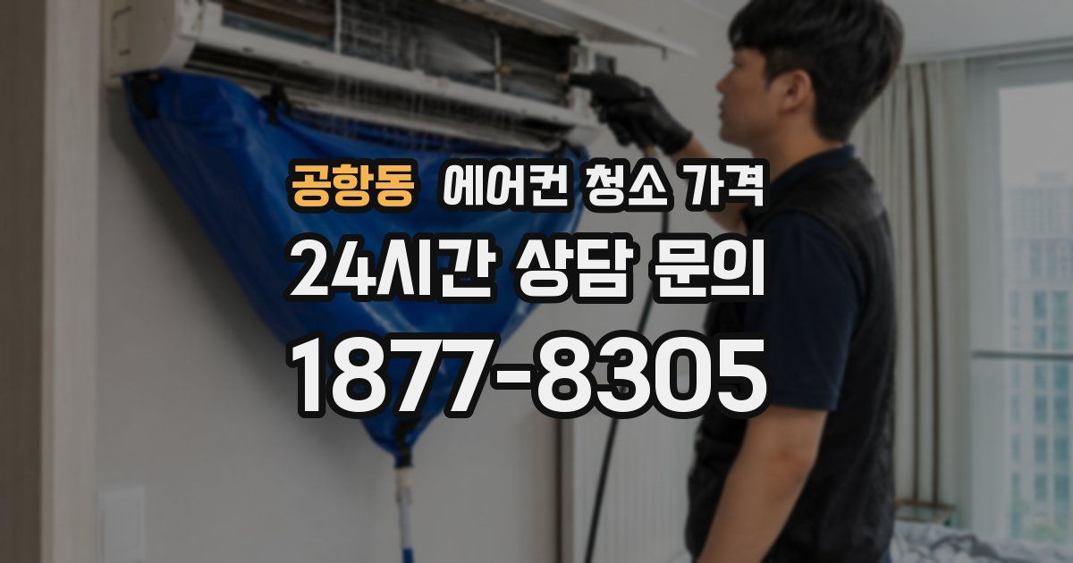 공항동 에어컨 청소 가격
