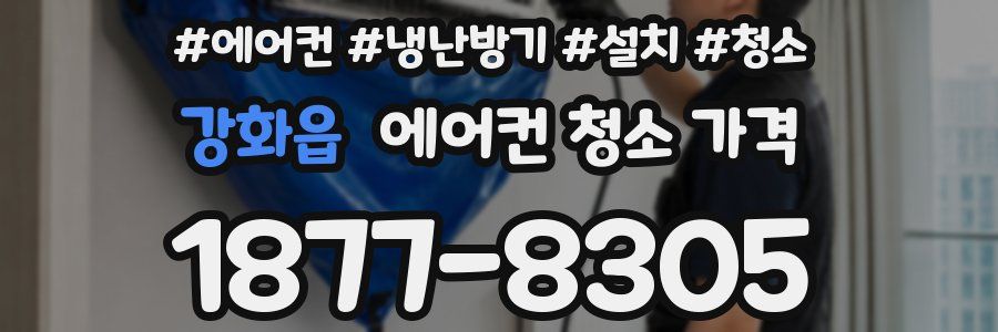 강화읍 에어컨 청소 가격