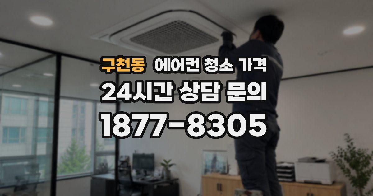 구천동 에어컨 청소 가격
