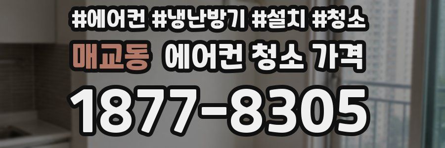 매교동 에어컨 청소 가격