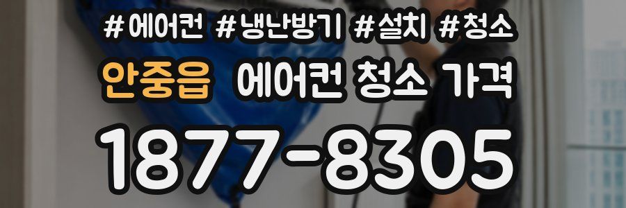 안중읍 에어컨 청소 가격