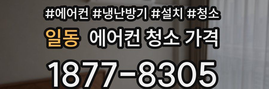 일동 에어컨 청소 가격