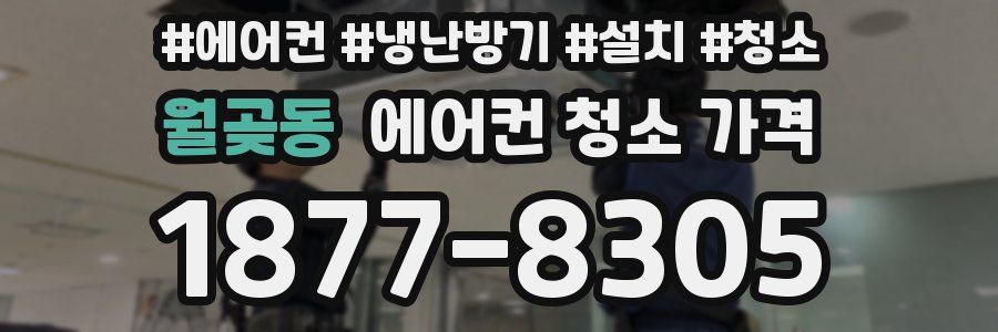 월곶동 에어컨 청소 가격