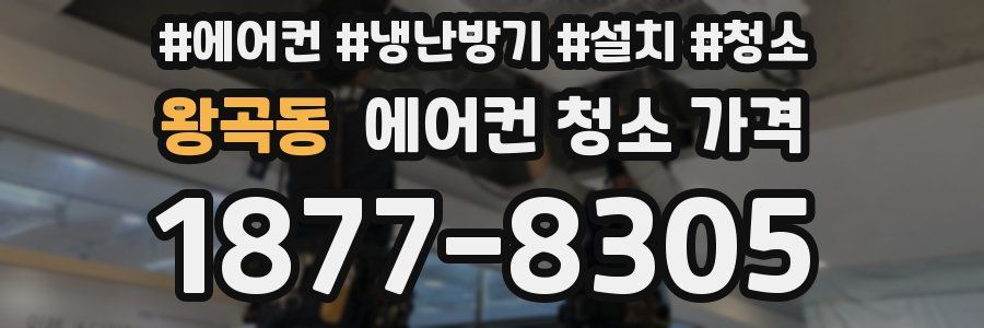 왕곡동 에어컨 청소 가격