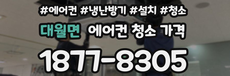 대월면 에어컨 청소 가격