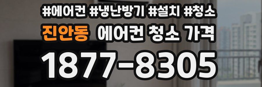 진안동 에어컨 청소 가격