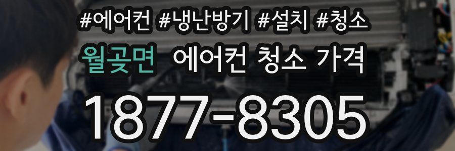 월곶면 에어컨 청소 가격