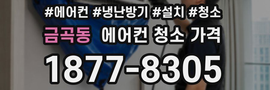 금곡동 에어컨 청소 가격