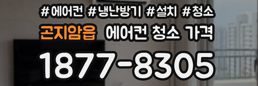 곤지암읍 에어컨 청소 가격