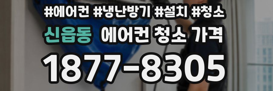 신읍동 에어컨 청소 가격