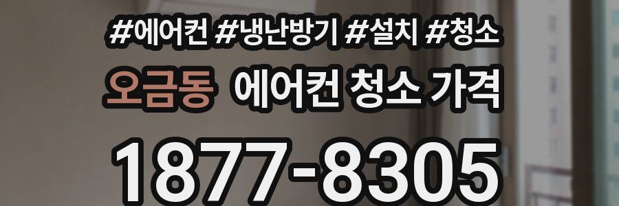 오금동 에어컨 청소 가격