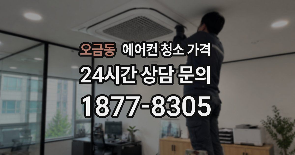 오금동 에어컨 청소 가격