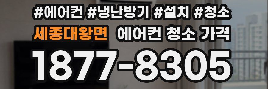 세종대왕면 에어컨 청소 가격