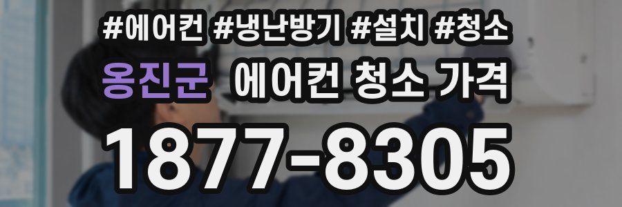 옹진군 에어컨 청소 가격