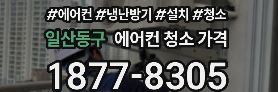 일산동구 에어컨 청소 가격