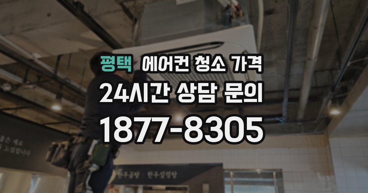 평택 에어컨 청소 가격