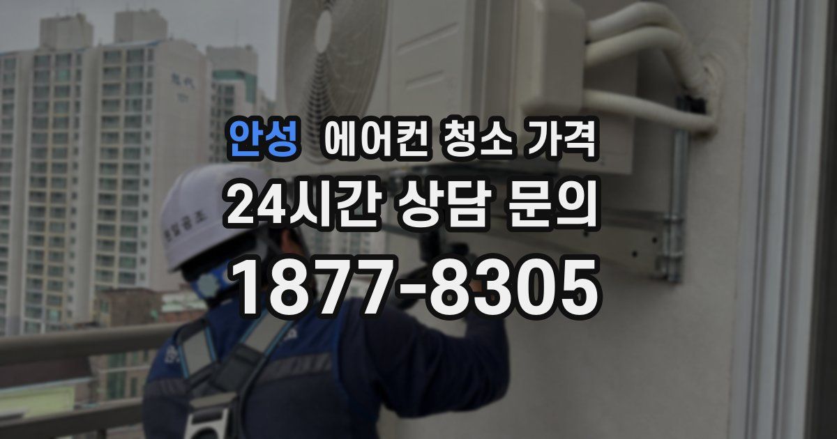 안성 에어컨 청소 가격
