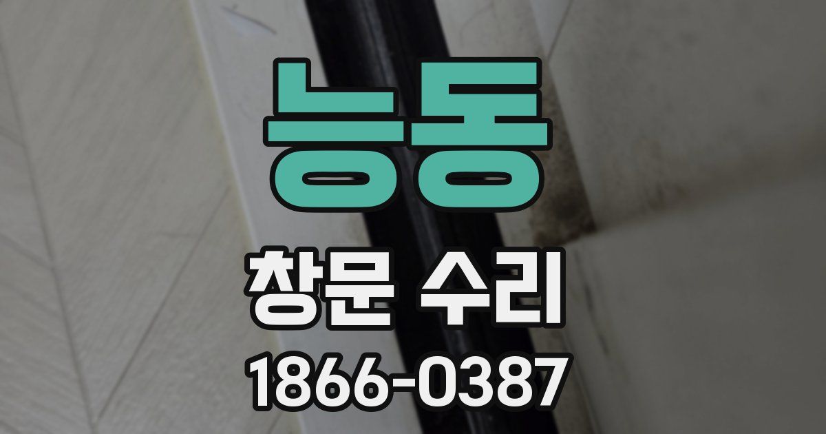 능동 창문 수리