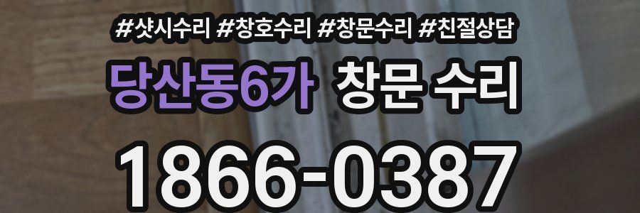 당산동6가 창문 수리