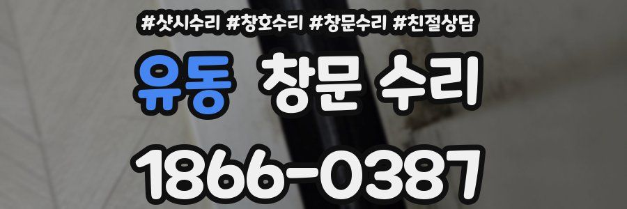 유동 창문 수리