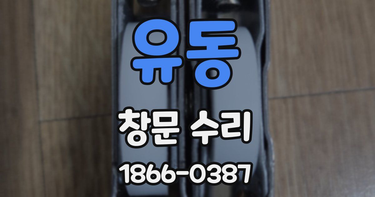 유동 창문 수리