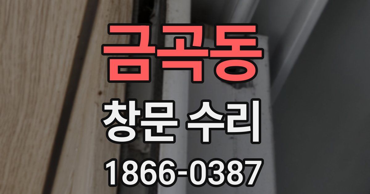 금곡동 창문 수리