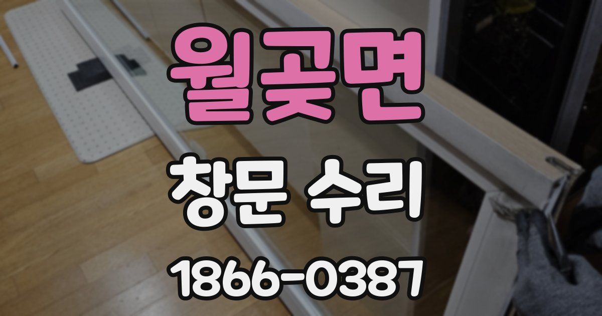 월곶면 창문 수리