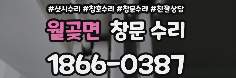월곶면 창문 수리