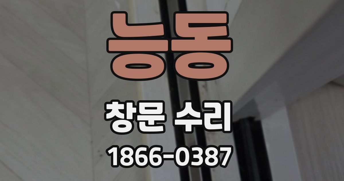 능동 창문 수리