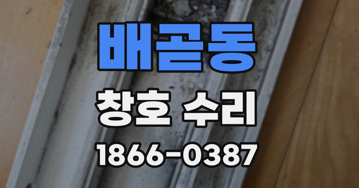 배곧동 창호 수리