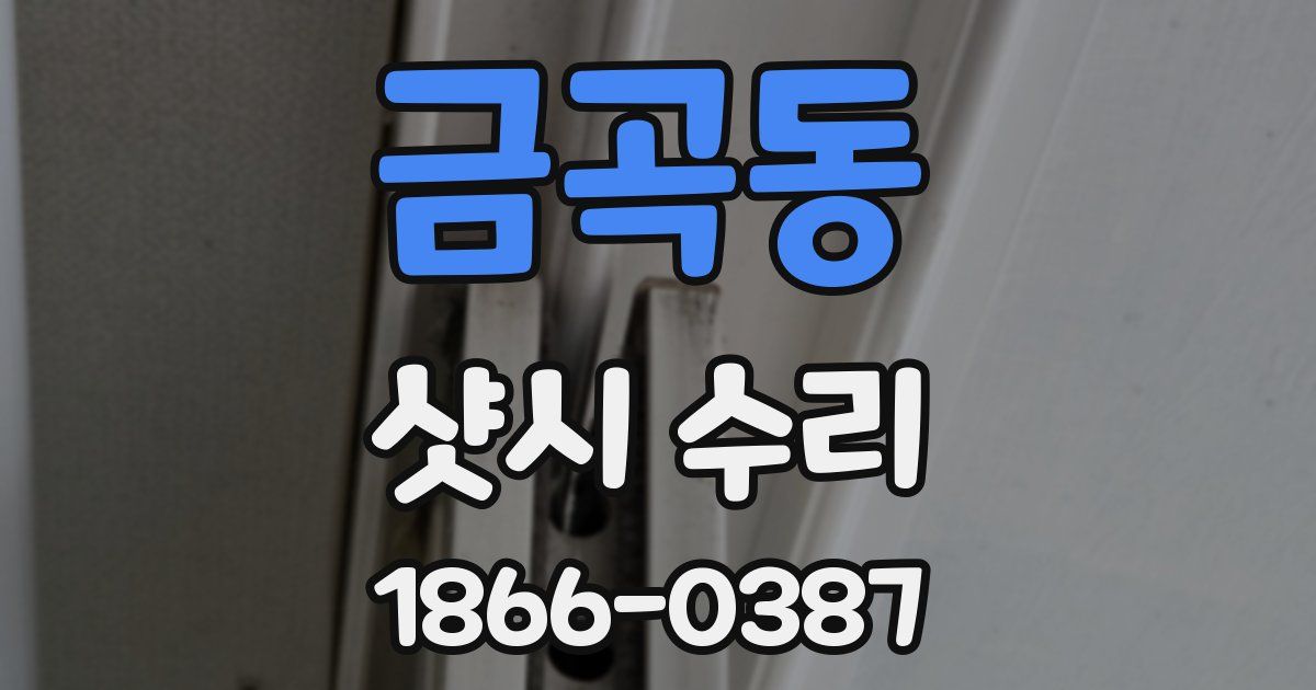 금곡동 샷시 수리