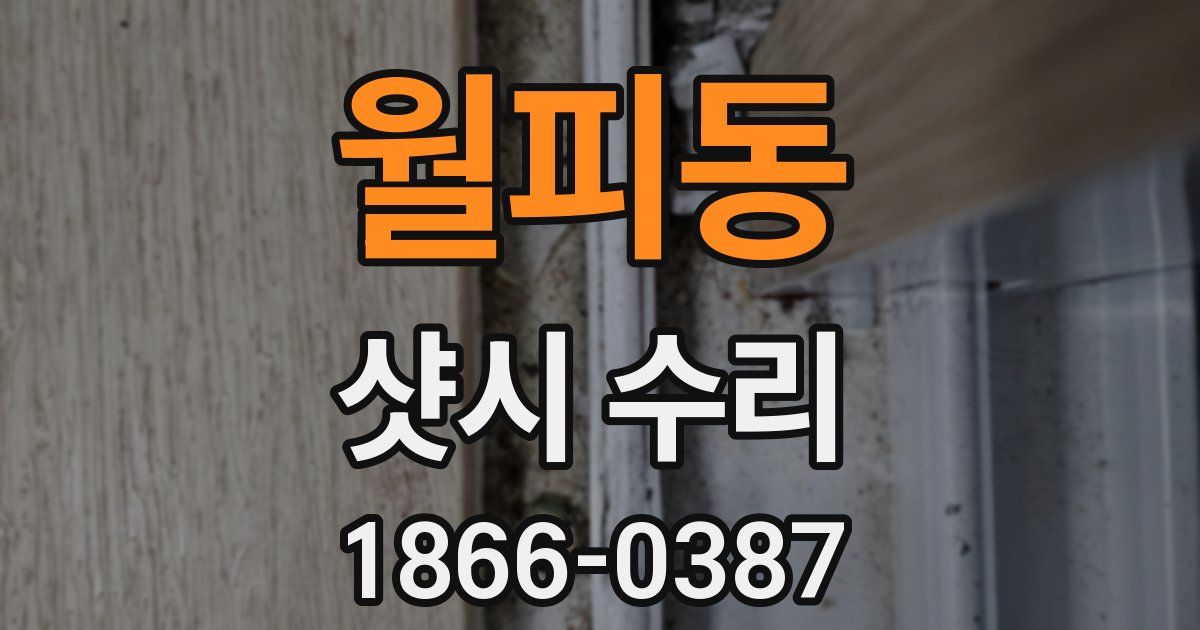 월피동 샷시 수리