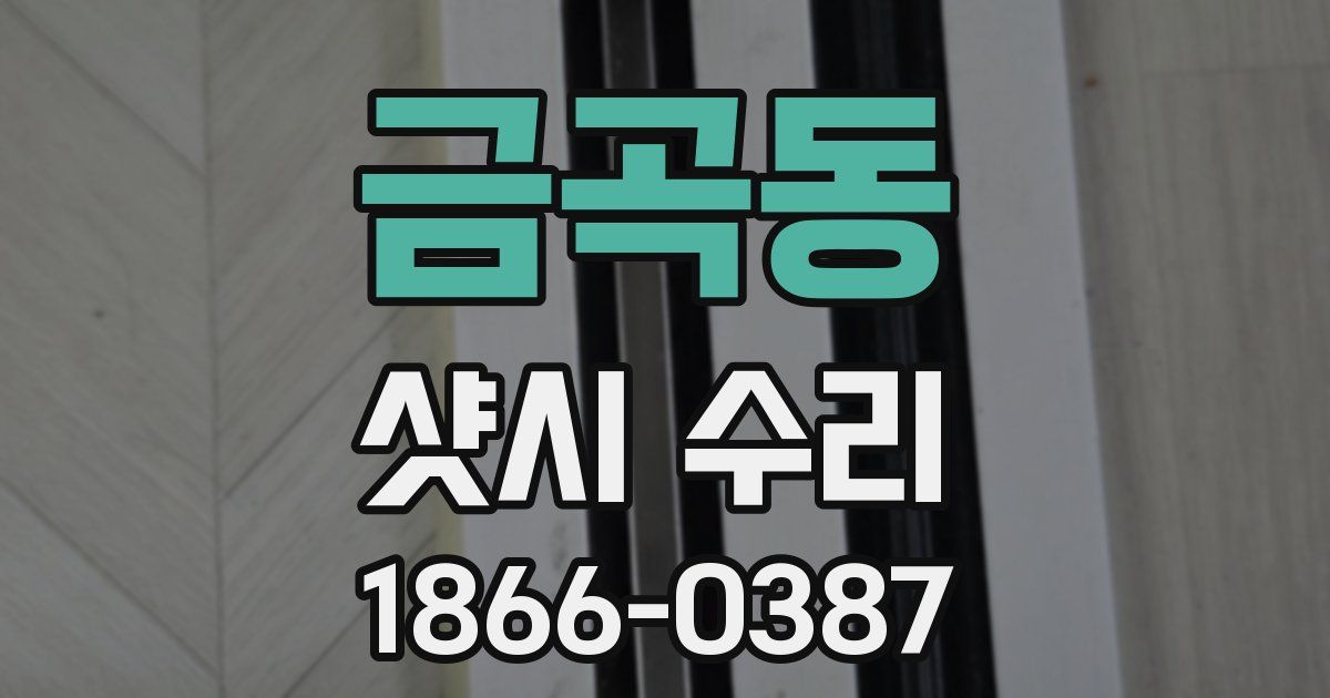금곡동 샷시 수리