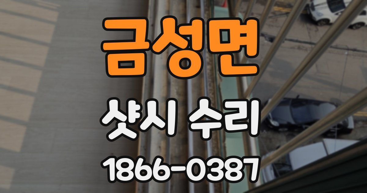 금성면 샷시 수리