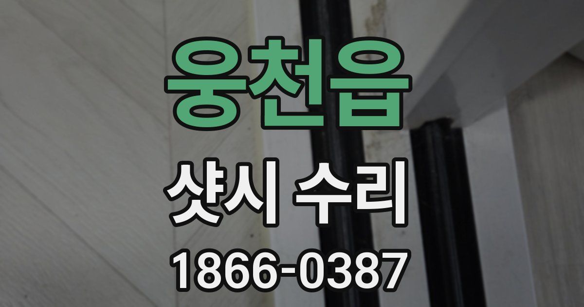 웅천읍 샷시 수리