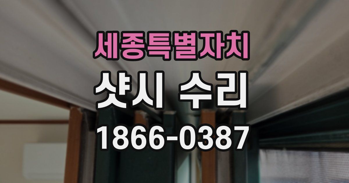 세종특별자치 샷시 수리