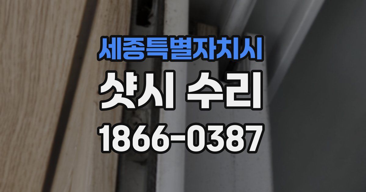 세종특별자치시 샷시 수리