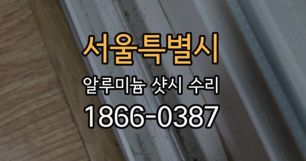 서울특별시 알루미늄 샷시 수리