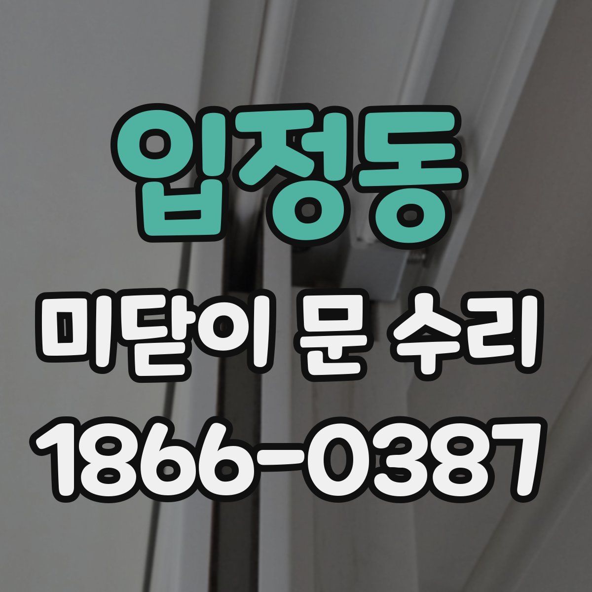 입정동 미닫이 문 수리