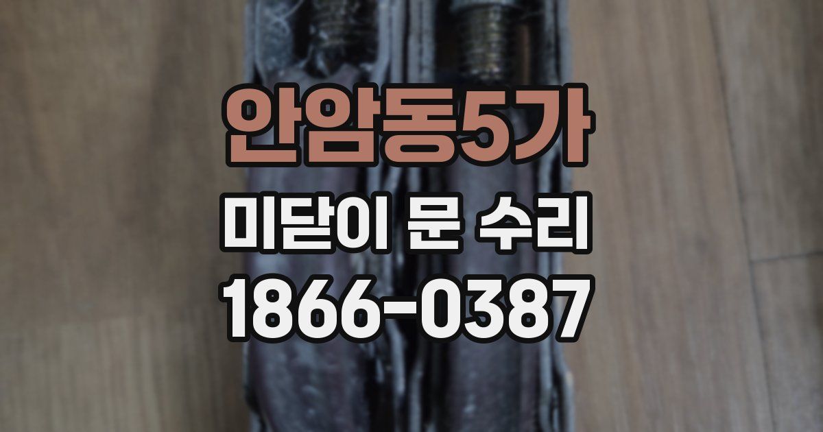 안암동5가 미닫이 문 수리